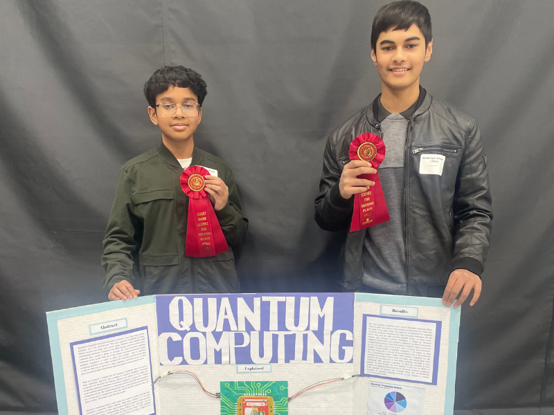 Texas Avenue School Students Advance to Delaware Valley Science Fair with Quantum Computing Project